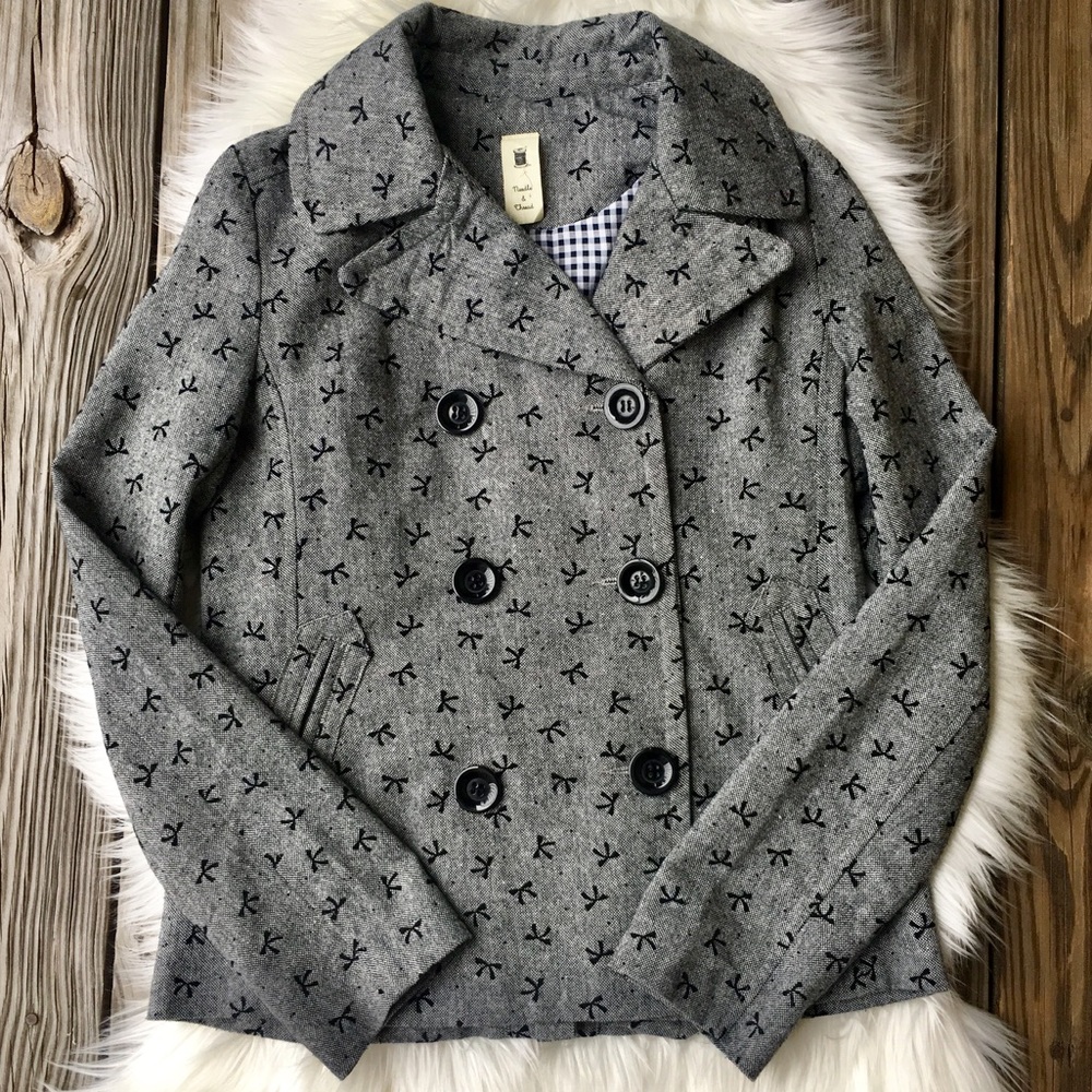 Nwot | Needle & Thread Double Breasted Peacoat View 4